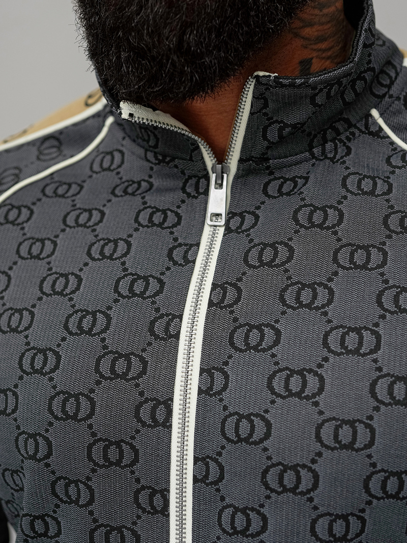 Compleu sport bărbaţi negru OZONEE O/FF5110AB