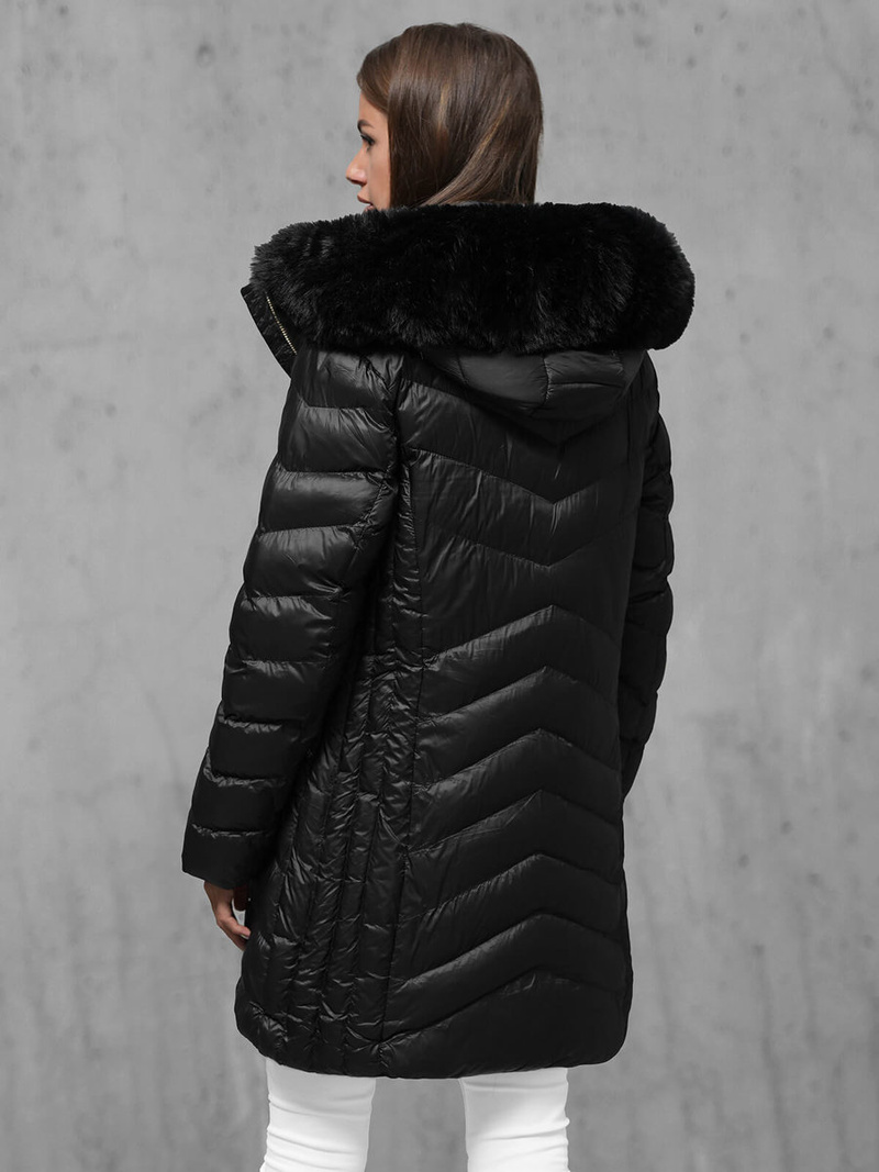 Geacă damă neagra OZONEE JS/5M3162/392