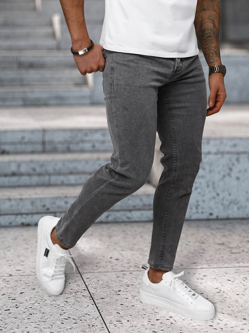 Blugi bărbaţi antracit OZONEE NB/MP0192GS