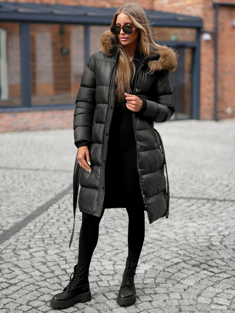 Geacă damă neagra OZONEE JS/5M3298/392Z