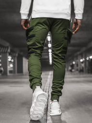 Pantaloni chino jogger pentru bărbați kaki OZONEE G/11132