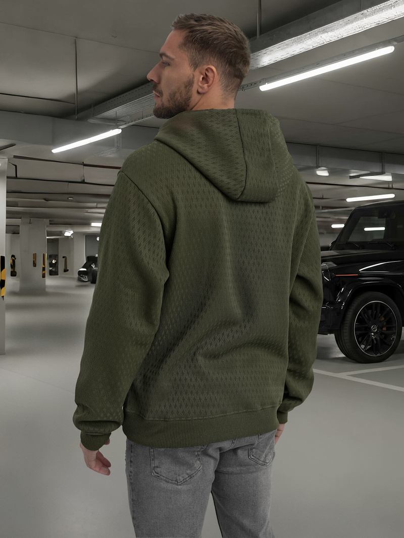 Hanorac bărbați kaki OZONEE O/G3065