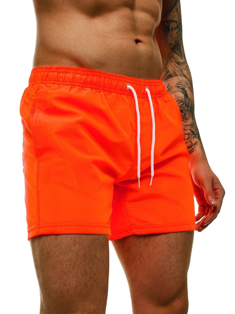 Pantaloni scurti de baie bărbați portocaliu OZONEE ST002-1