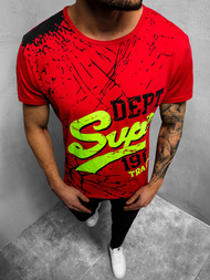 Tricou bărbați roșu OZONEE JS/KS1942Z