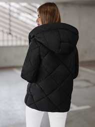 Geacă de femei neagra OZONEE JS/5M3175/392Z