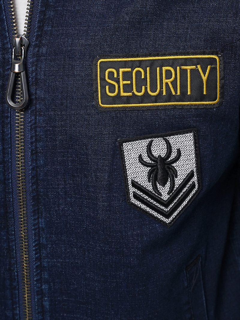 Jachetă de blugi bărbați albastru marin OZONEE NB/MJ509B