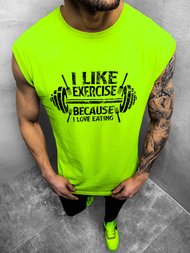 Maiou bărbați verde-neon OZONEE MACH/M1210Z