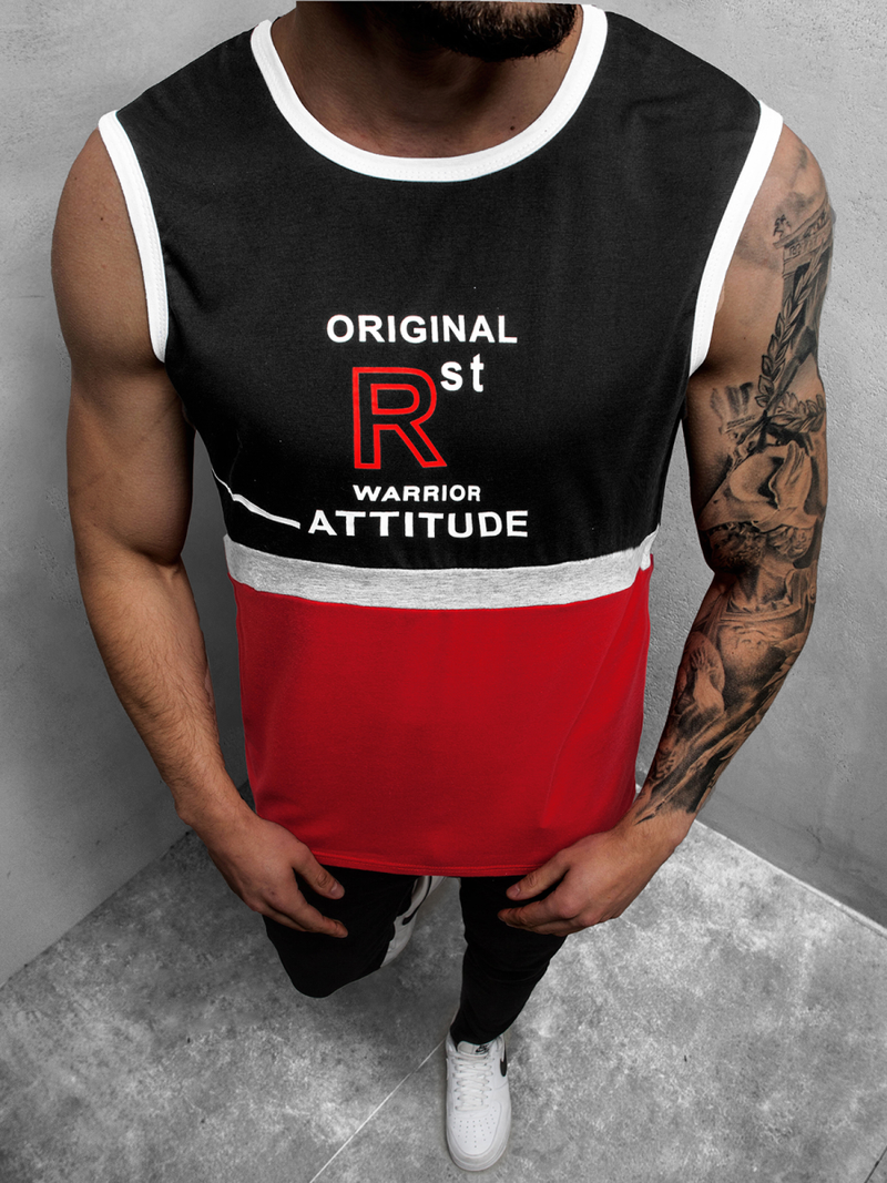 Maiou bărbați roșu OZONEE JS/SS11082Z