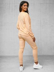 Compleu dama din catifea somon OZONEE O/8C1173/150Z