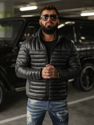 Geacă bărbați neagră OZONEE JS/16M9336/392BZ