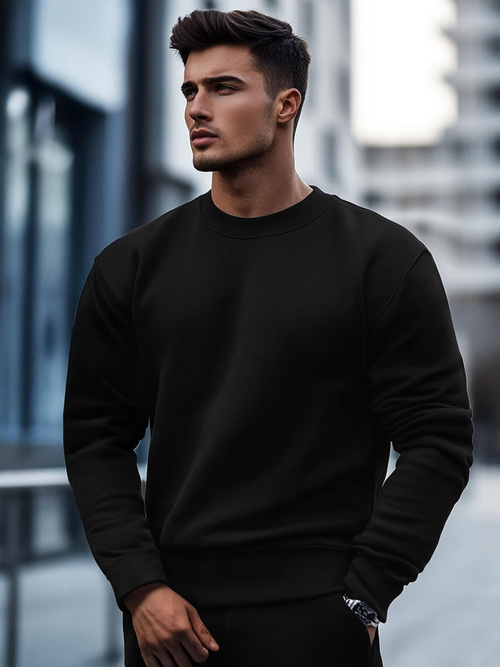 Hanorac bărbați negru OZONEE JS/2001-10Z