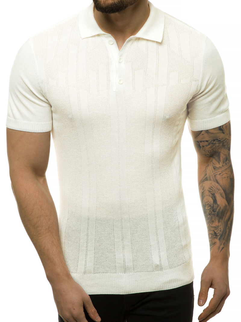 Pulover bărbați écru OZONEE L/2495