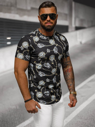 Tricou bărbați negru OZONEE O/PT012