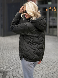 Geacă de femei neagra OZONEE JS/16M9300/392Z