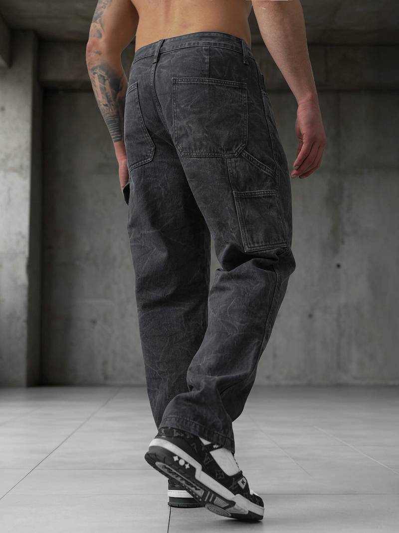 Blugi bărbaţi antracit OZONEE O/KK2828/5