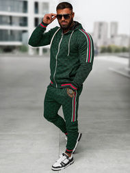 Compleu sport bărbaţi verde OZONEE O/FF5111AB