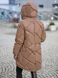 Geacă de femei camel OZONEE JS/5M3189/84Z