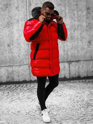 Geacă de iarnă bărbați roșie OZONEE O/M800Z