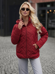 Geacă de femei burgundia OZONEE JS/16M9300/06Z