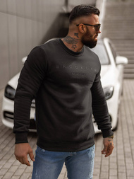 Hanorac bărbați negru OZONEE JS/8B1360/3