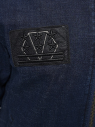 Jachetă de blugi bărbați albastru marin OZONEE NB/MJ509B