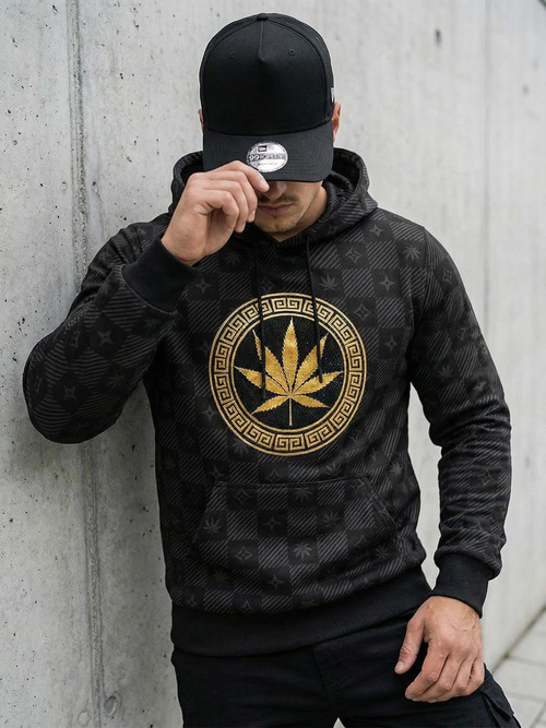 Hanorac bărbați negru OZONEE O/B265Z