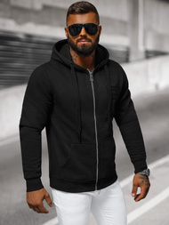 Hanorac bărbați neagră OZONEE NB/MF2003