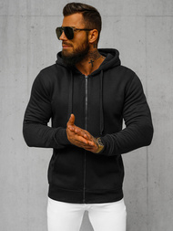 Hanorac bărbați neagră OZONEE JS/2008Z