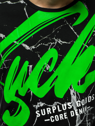 Tricou bărbați neagră OZONEE JS/KS2015Z