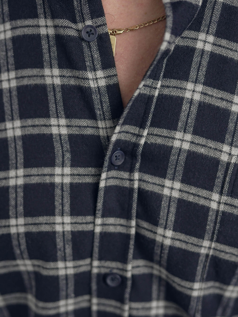 Cămașă bărbați albastru marin OZONEE V/V173