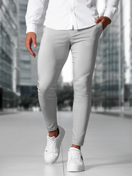 Pantaloni Chino Bărbaţi Gri OZONEE O/P4049Z