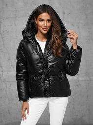 Geacă de femei neagra OZONEE JS/5M3185/392