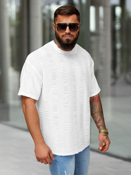 Tricou bărbați albi OZONEE O/B1149