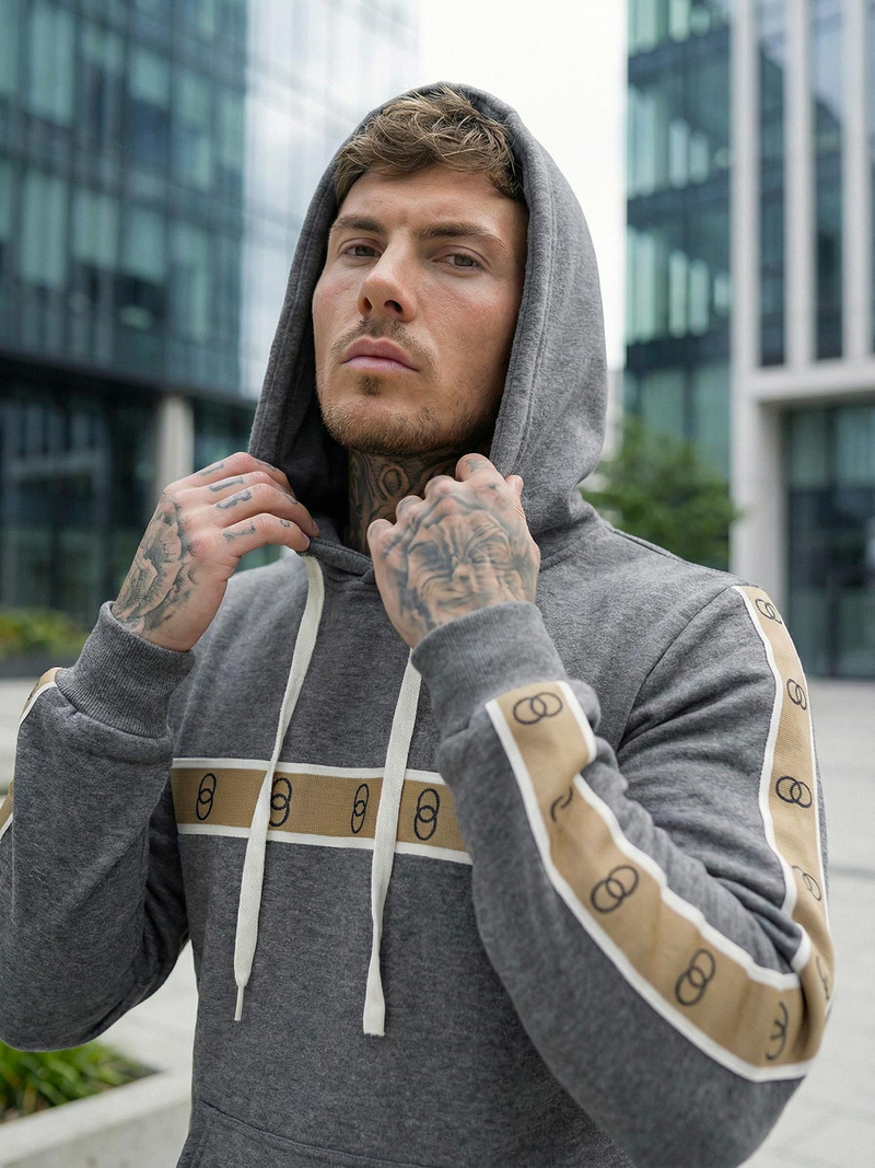 Hanorac bărbați antracit OZONEE JS/8B1729/5Z