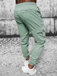 Pantaloni jogger Bărbaţi verde-mentă OZONEE O/PAN23023