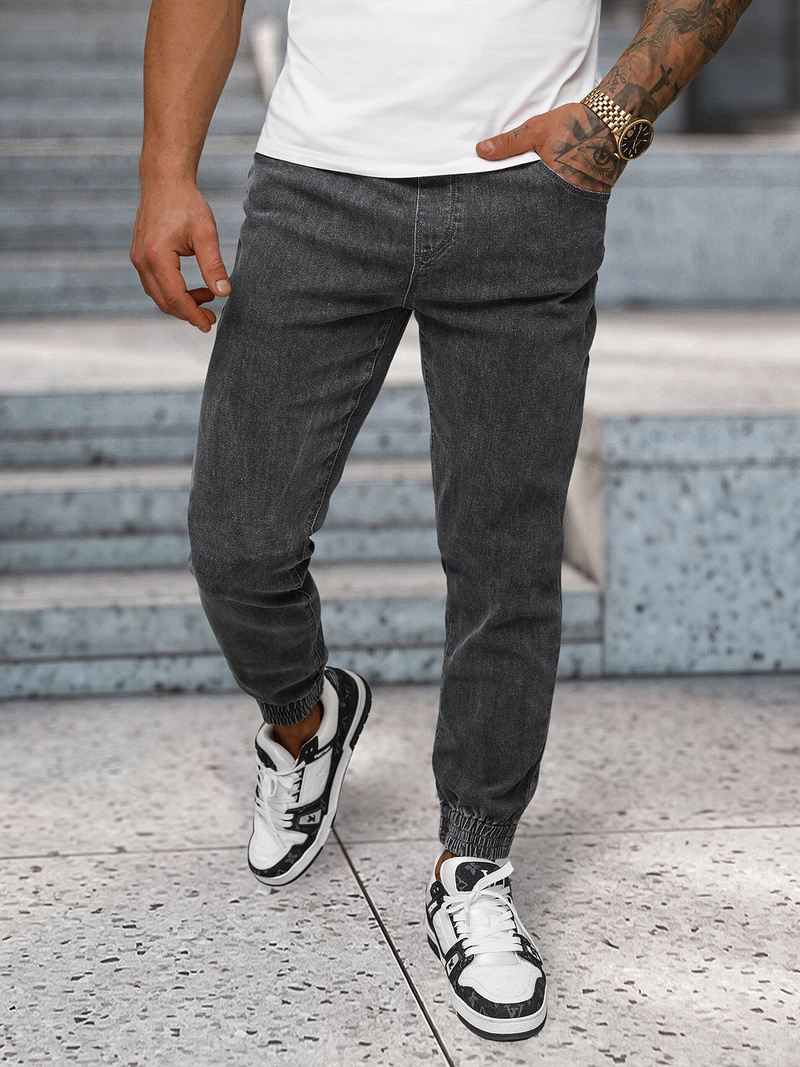 Pantaloni jogger bărbați antracit OZONEE NB/MP0272GS
