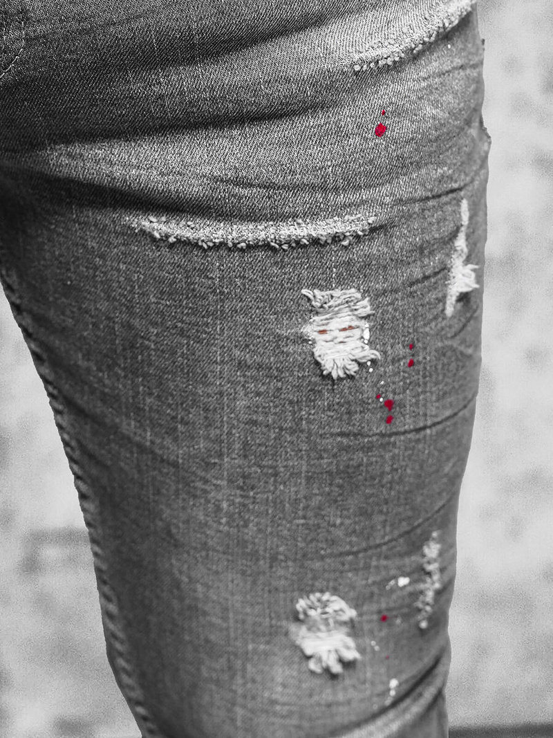 Blugi Bărbaţi Antracit OZONEE O/MB459