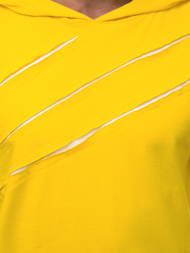 Tricou cu glugă bărbați galben OZONEE A/1185Z 