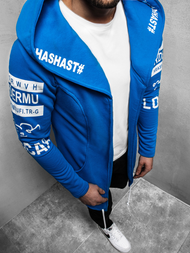 Hanorac bărbați albastră OZONEE A/11110Z