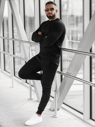 Compleu sport bărbaţi negru OZONEE JS/XW2001