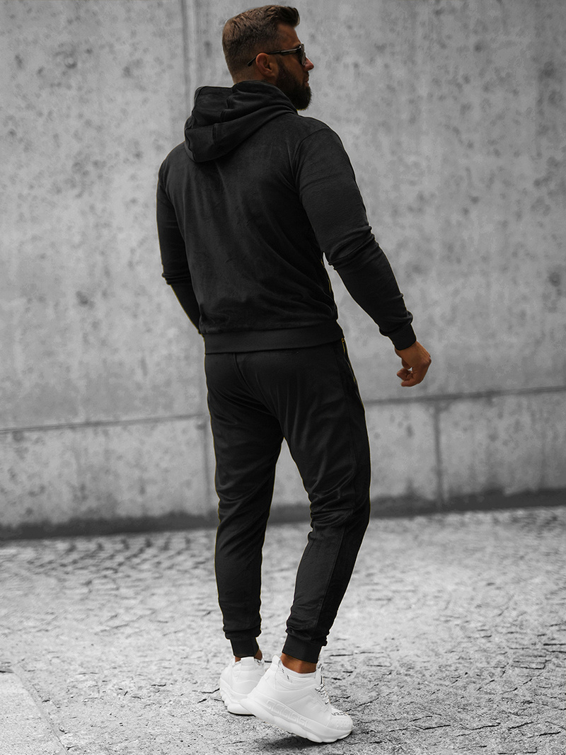 Compleu sport bărbaţi negru OZONEE O/12137