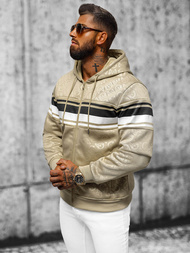 Hanorac bărbați bej OZONEE JS/3B563