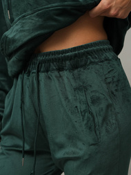 Compleu dama din catifea verde închis OZONEE O/8C1175/9Z