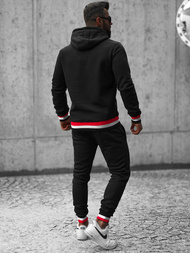 Compleu sport bărbaţi negru OZONEE JS/8C60/3