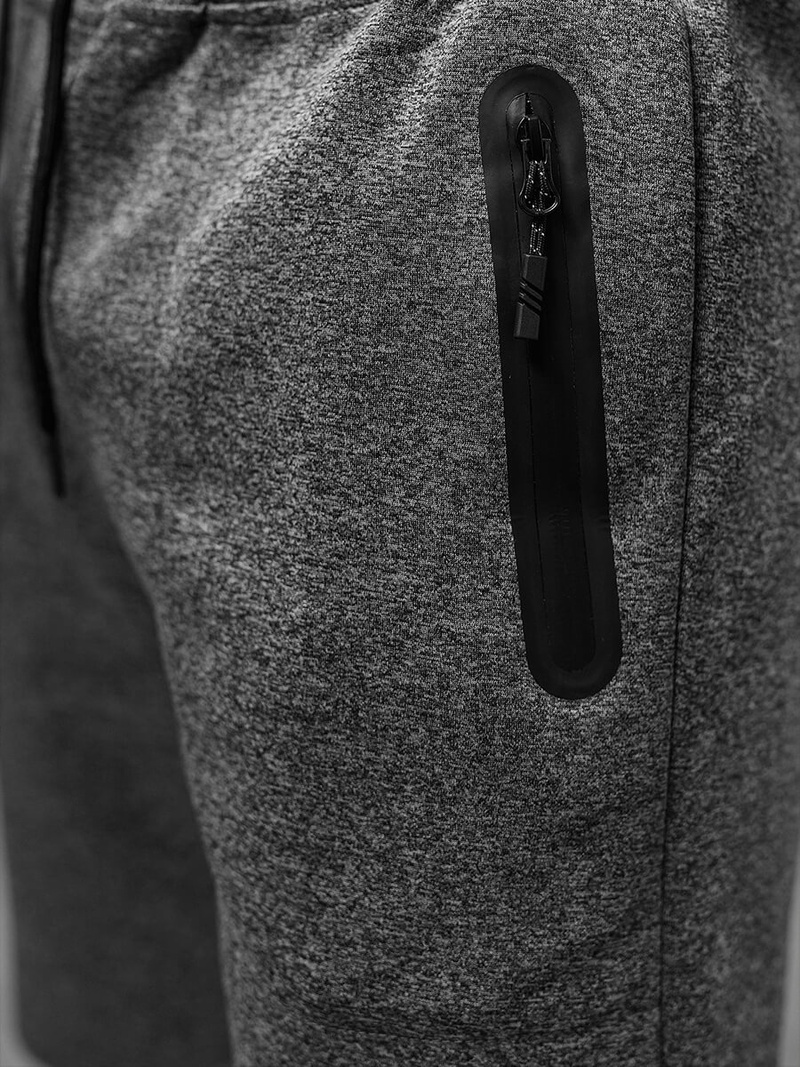 Pantaloni scurți sport bărbați antracit OZONEE JS/8K935