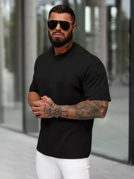 Tricou bărbați negru OZONEE JS/67T1298/3