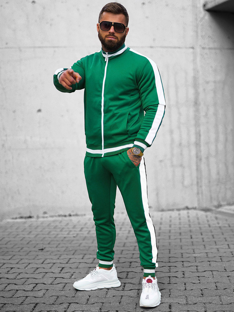 Compleu sport bărbaţi verde OZONEE JS/8C99/22AZ