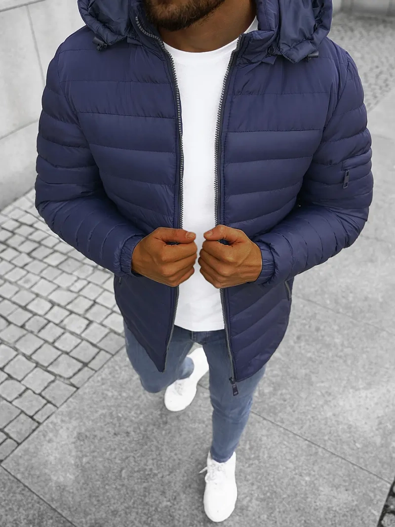 Jachetă bărbați albastru marin OZONEE JS/M792/215