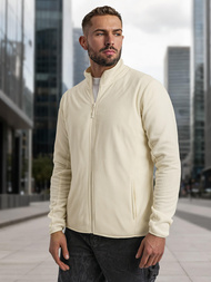 Bluză bărbați écru OZONEE JS/HH016/1