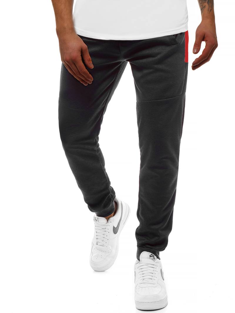 Pantaloni de trening bărbaţi negri OZONEE JS/JZ11021